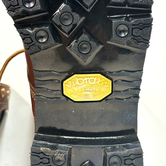 NWT VTG Knapp Boots 7" Moc Toe Steel Toe S. B. Foot Made in USA NOS 8.5 Wide EE - Picture 9 of 16